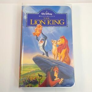 Lion King VHS 1995 The Walt Disney Masterpiece Collection Clam Shell Box